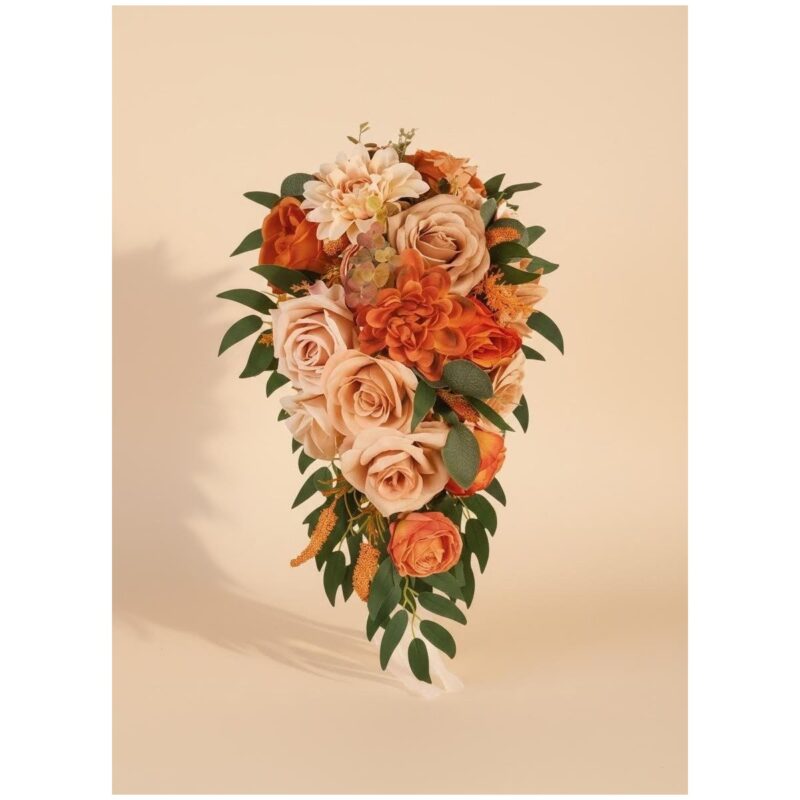 Cascading Faux Bridal Bouquet square featured image