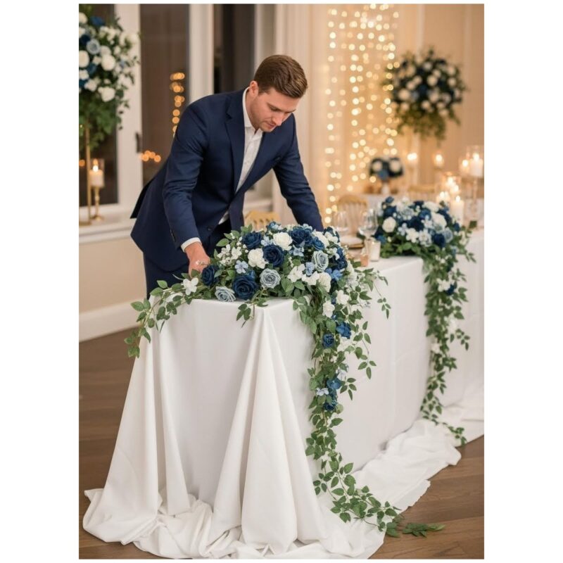 Sweetheart Table Floral Swags (Set of 2) square featured image