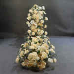 Dusty Rose Head Table Floral Swag Set texture and shape detail