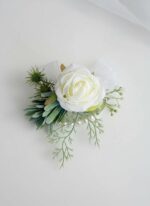 Ivory Rose Wrist Flower (Set of 6) - image 8